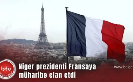 Niger prezidenti Fransaya müharibə elan etdi
