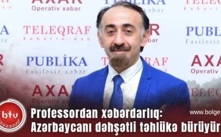 Professordan təcili xəbərdarlıq: Azərbaycanı dəhşətli təhlükə bürüyür