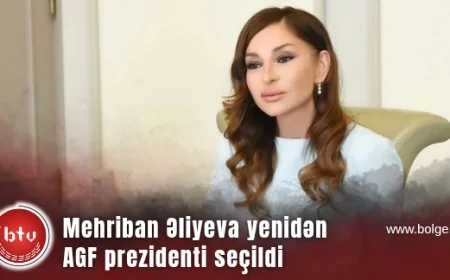 Mehriban Əliyeva yenidən AGF prezidenti seçildi