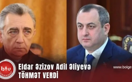 Eldar Əzizov Adil Əliyevə TÖHMƏT VERDİ