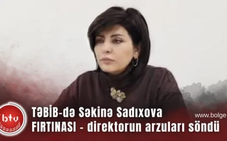 TƏBİB-də Səkinə Sadıxova FIRTINASI - Qurbanovun işdən qovulması direktorun arzularını gözündə qoyub