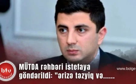 MÜTDA rəhbəri istefaya göndərildi: "ərizə təzyiq və basqı altında yazdırıldı"