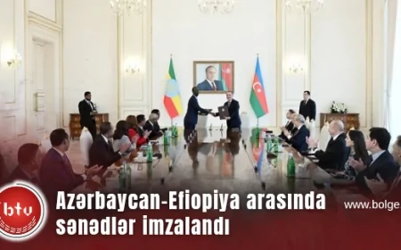 Azərbaycan–Efiopiya arasında sənədlər imzalandı