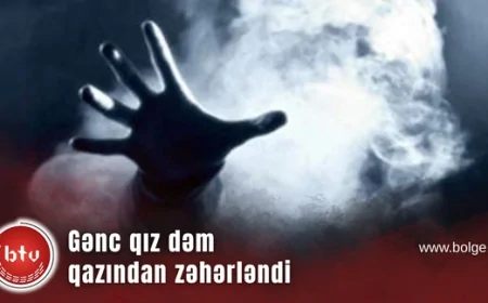 Gənc qız dəm qazından zəhərləndi