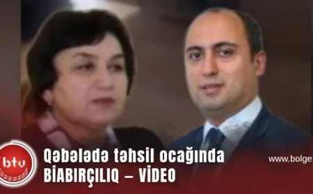 Qəbələdə təhsil ocağında BİABIRÇILIQ — VİDEO