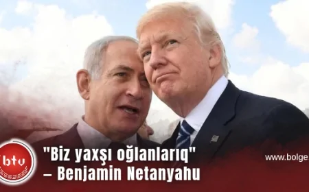 "Biz yaxşı oğlanlarıq" — Benjamin Netanyahu