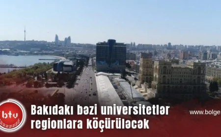 Bakıdakı bəzi universitetlər regionlara köçürüləcək