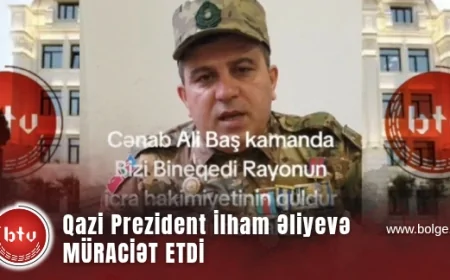 Qazi Prezident İlham Əliyevə MÜRACİƏT ETDİ