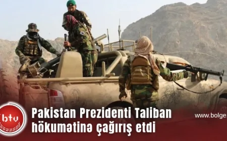 Pakistan Prezidenti Taliban hökumətinə çağırış etdi: “Buna icazə verməyin”