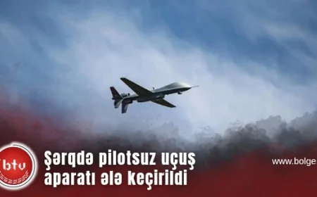 Səudiyyənin şərqində pilotsuz uçuş aparatı ələ keçirildi