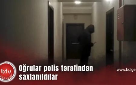Oğrular polis tərəfindən saxlanıldılar