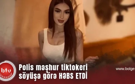 Polis məşhur tiktokeri söyüşə görə HƏBS ETDİ