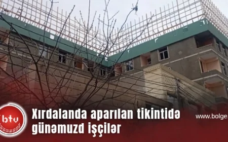 Xırdalanda aparılan tikintidə günəmuzd işçilər — Sahibkar nədən qanunları pozur?