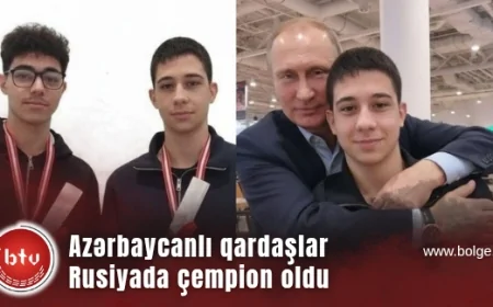 Azərbaycanlı qardaşlar Rusiyada çempion oldu — Putin onları təbrik etdi